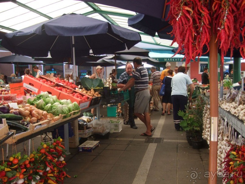 Рынок в Ровине.