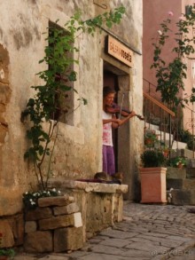 Грожнян-город художников и музыкантов. Хорватия.