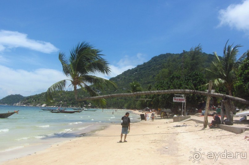 на пляже Sairee