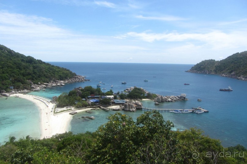 вид на о. Нанг Юань со смотровой площадки