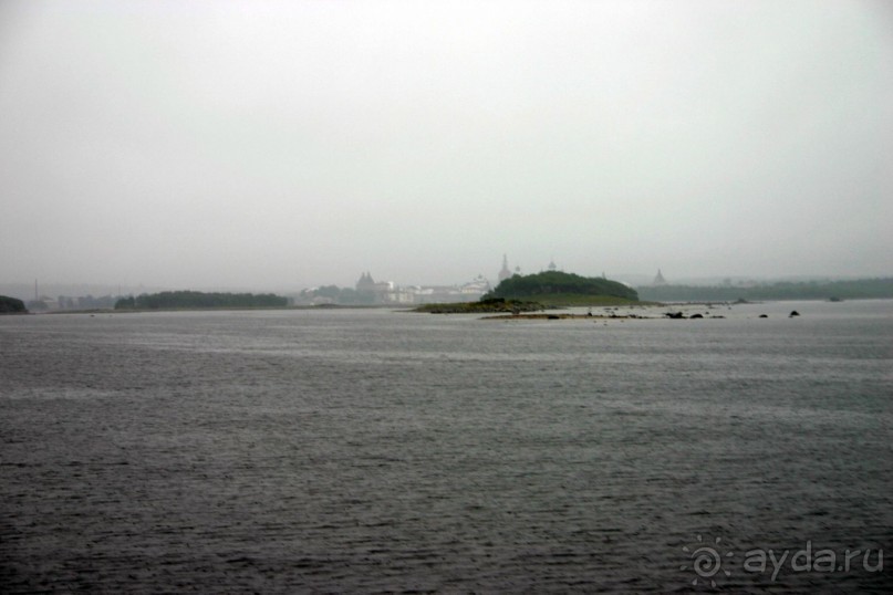 Уже виден Большой Соловецкий Остров