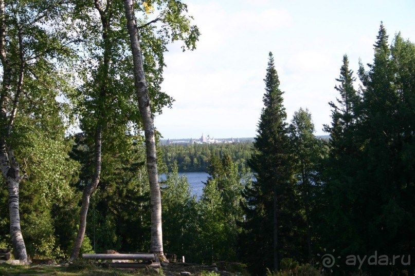 Вид на Соловецкий Монастырь