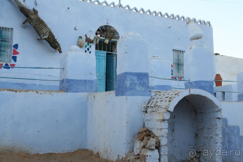 в нубийской деревне