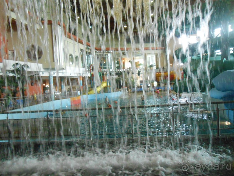 Впервые в аквапарке с детьми
