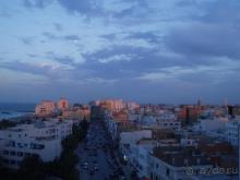 Вид с балкона на город