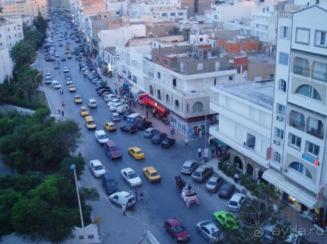 Вид на одну из центральных улиц