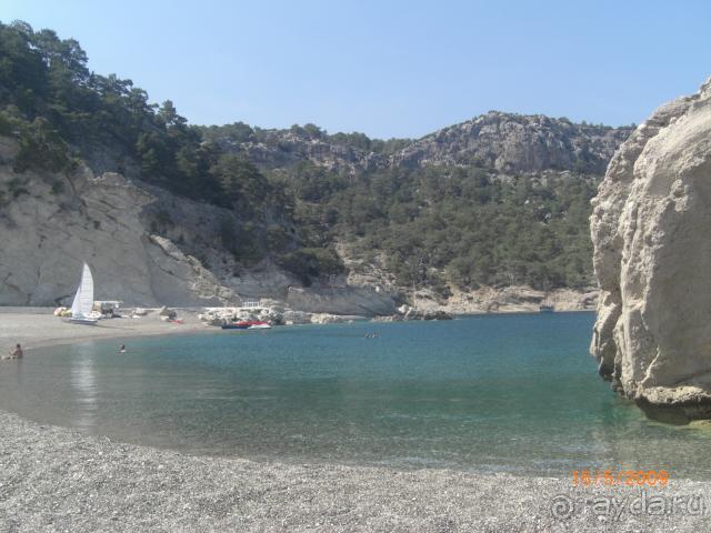 Пляж в бухте