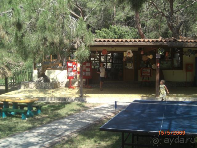 На территории миниклуба.