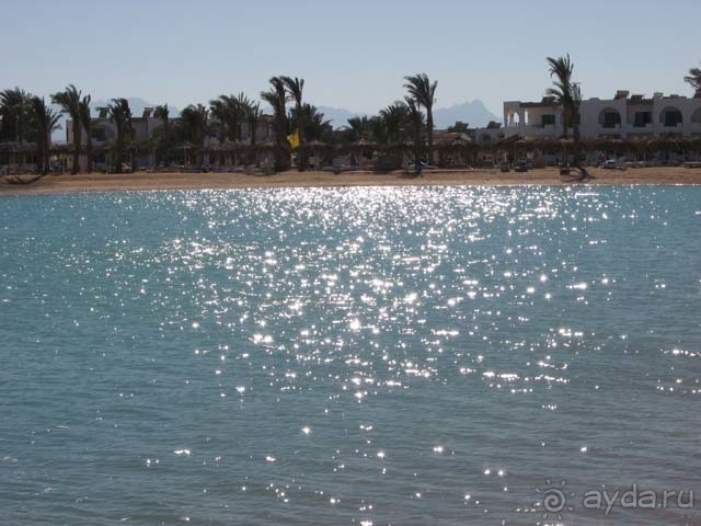 Перед закатом блестящее море