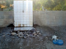 Душевая кабинка с ледяной водой на пляже от SunMerry