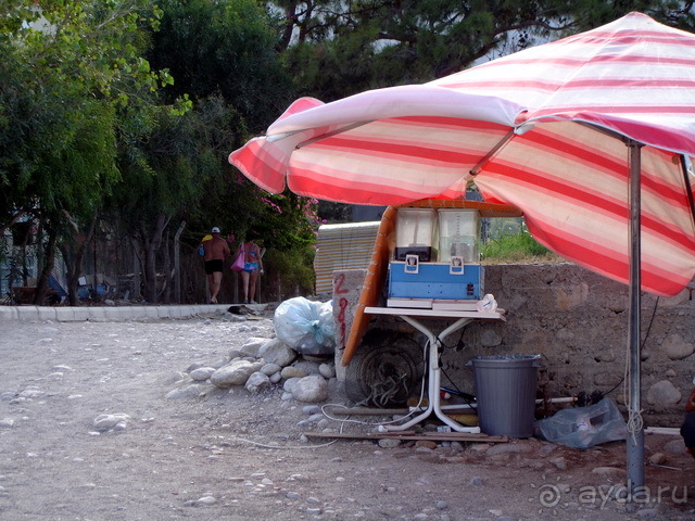 Пляжный бар с прохладительными напитками "Юпи"