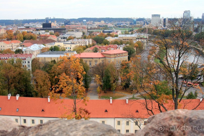Вид на Старый город. Вильнюс.