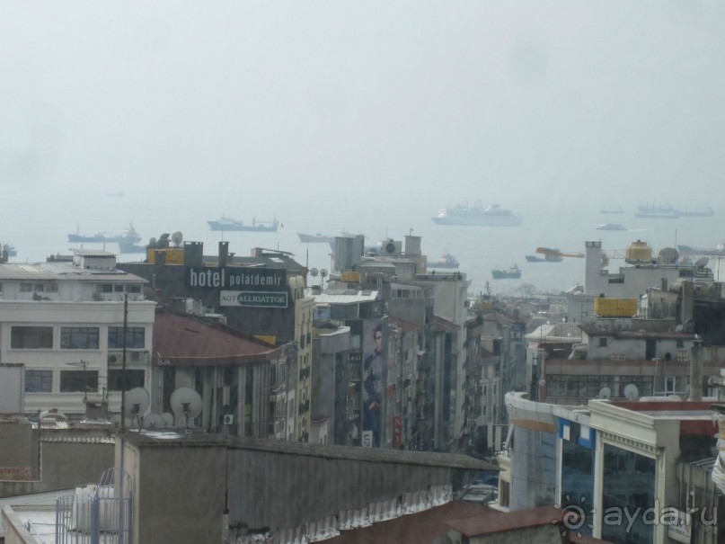 Вид из бассейна