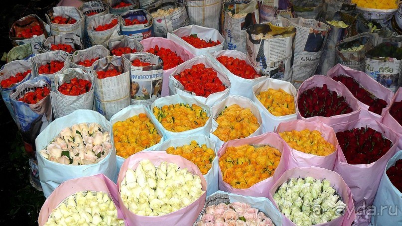 Бангкок . Рынок цветов