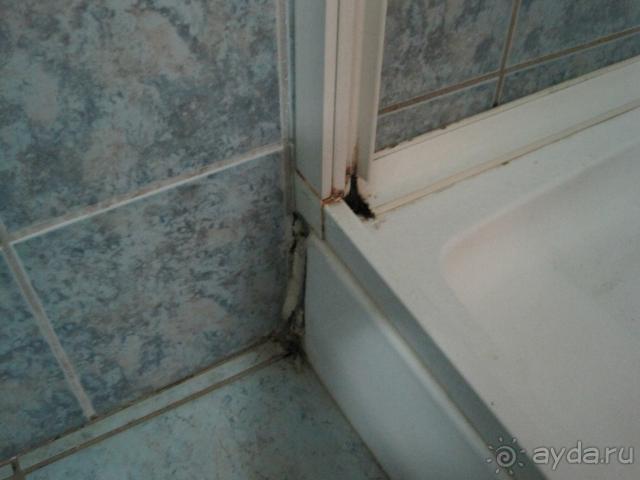 Плесень на душевой кабине в Sefik Bey