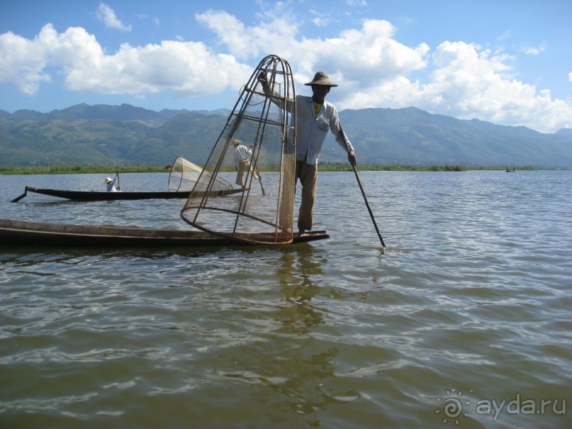 Озеро Инле, рыболовы