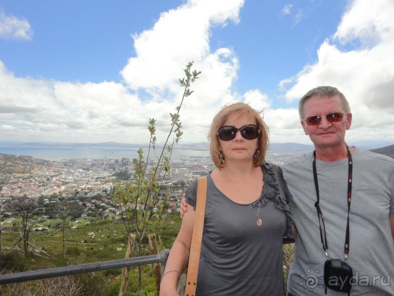 Панорама Кейптауна от подножия Столовой горы.