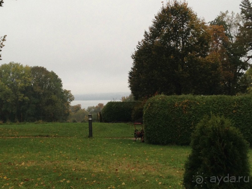 Био на берегу озера