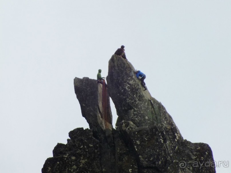 "Палец" Флои с альпинистами