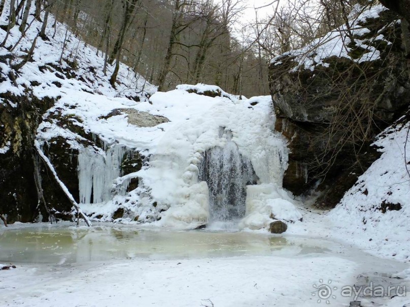 Зимние скалы Адыгеи