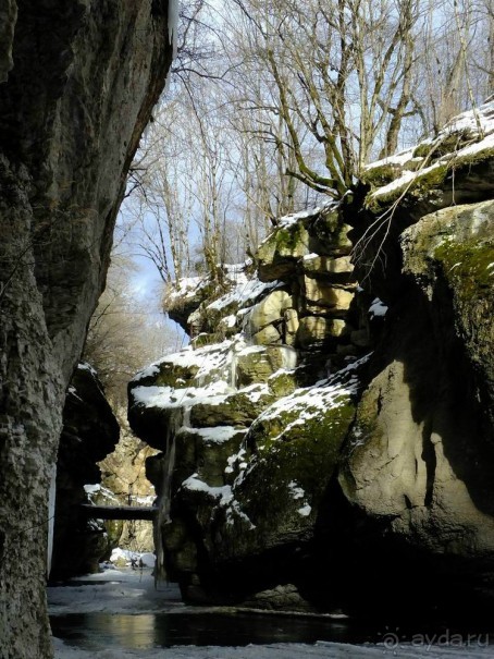 Зимние скалы Адыгеи