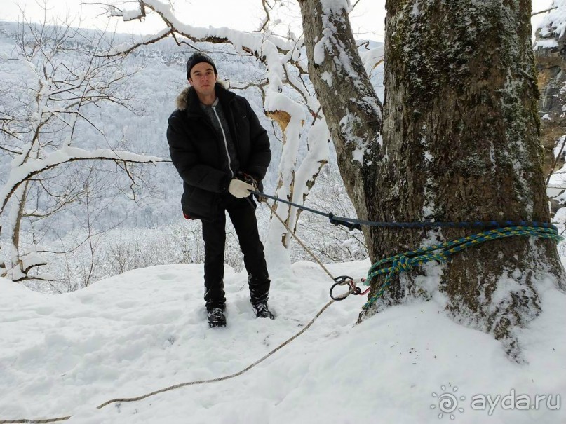Зимние скалы Адыгеи