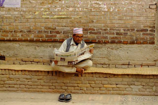 Трое в Бхактапуре