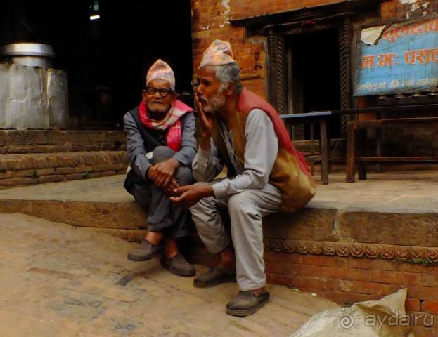 Трое в Бхактапуре
