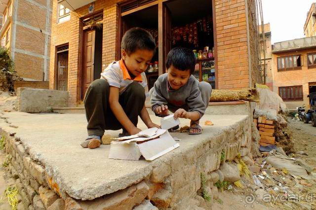 Трое в Бхактапуре