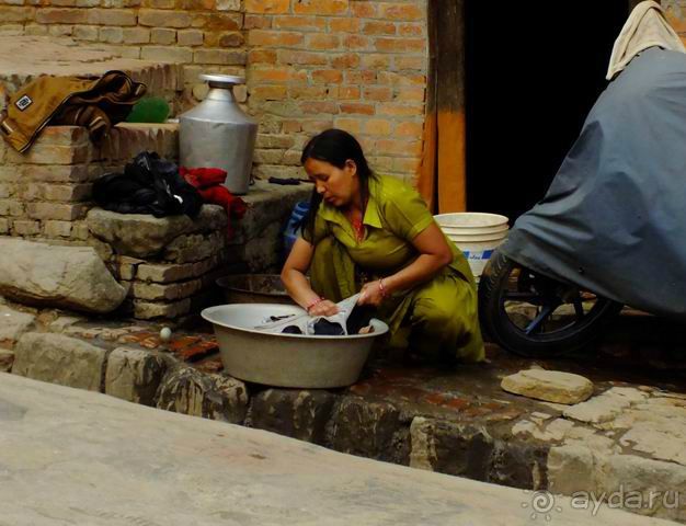 Трое в Бхактапуре