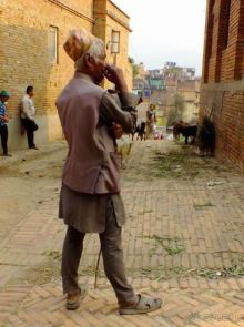 Трое в Бхактапуре