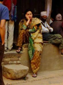 Трое в Бхактапуре