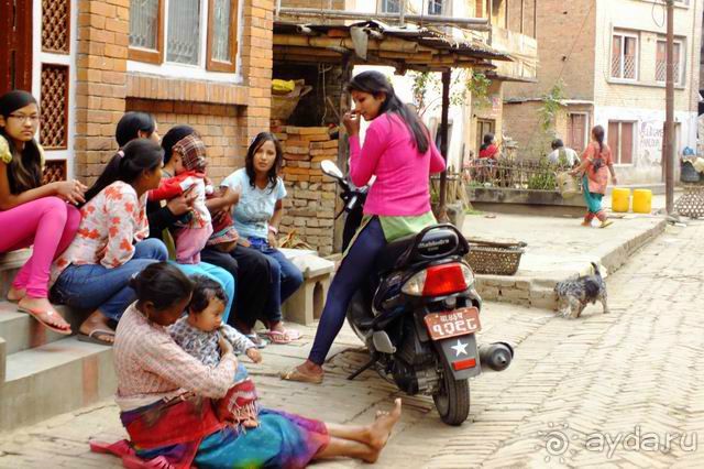 Трое в Бхактапуре