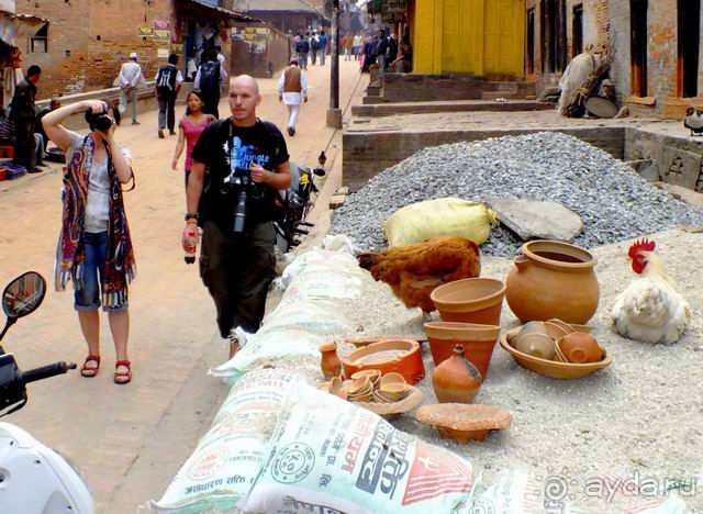 Трое в Бхактапуре
