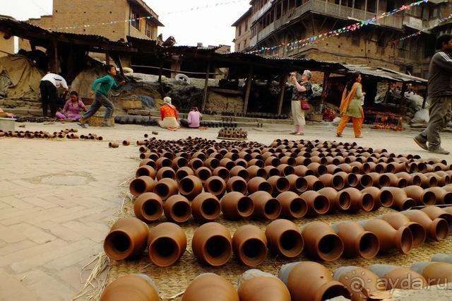 Трое в Бхактапуре