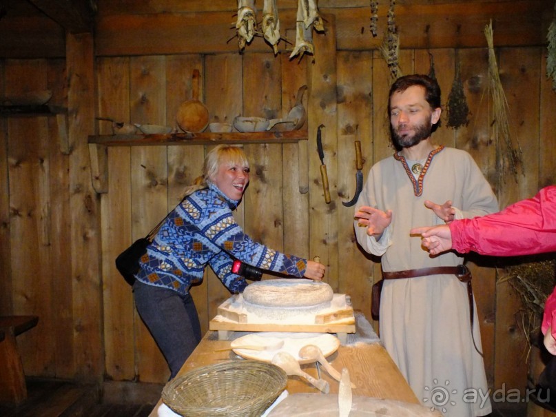 Оля и жернов