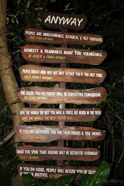 На территории ресторана