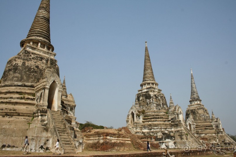 Аюттая -  древняя столица Сиама, практически полностью разрушенная  бирманцами.