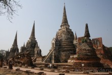 Аюттая -  древняя столица Сиама, практически полностью разрушенная  бирманцами.