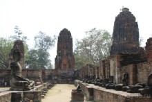 Аюттая -  древняя столица Сиама, практически полностью разрушенная  бирманцами.