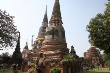 Аюттая -  древняя столица Сиама, практически полностью разрушенная  бирманцами.