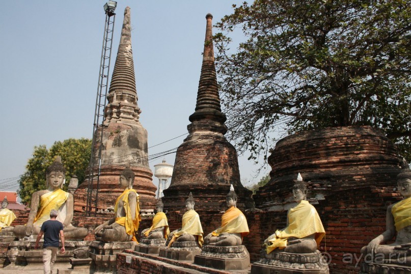 Аюттая -  древняя столица Сиама, практически полностью разрушенная  бирманцами.