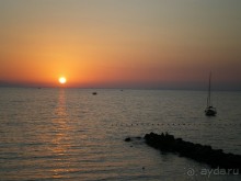 Закат с балкона нашего отеля