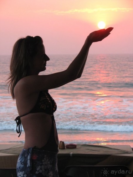 Вот такие чудеса в шэке Sunset Paradise;))