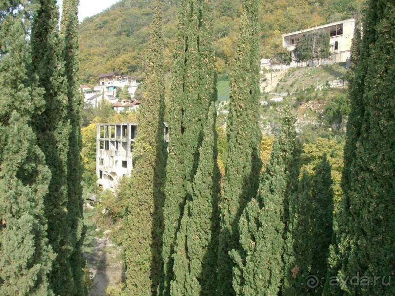 Пансионат "Амра" в Гагре. Октябрь 2013. ФОТО.
