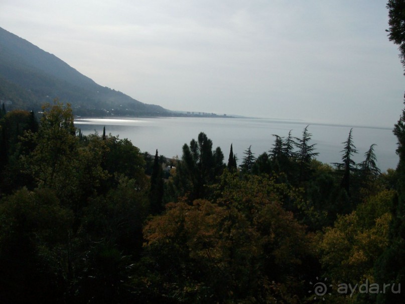 Пансионат "Амра" в Гагре. Октябрь 2013. ФОТО.