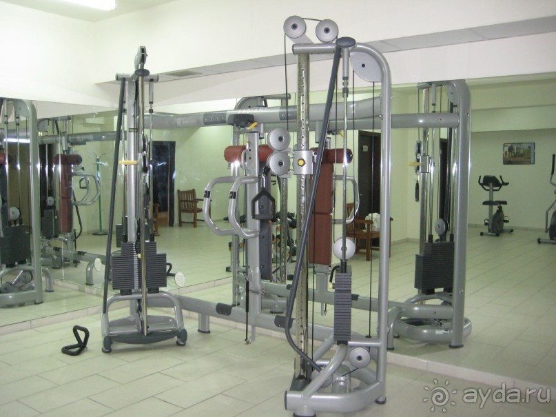 тренажерный зал в отеле на "0" этаже