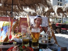 тот самый пляж в старом городе Будвы