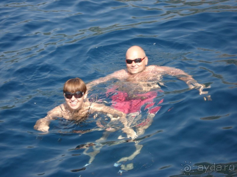 в центре моря