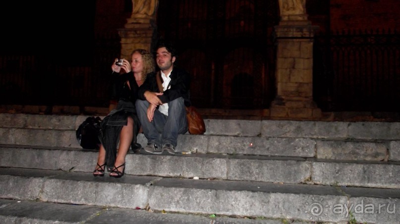 в Чефалу, полночь